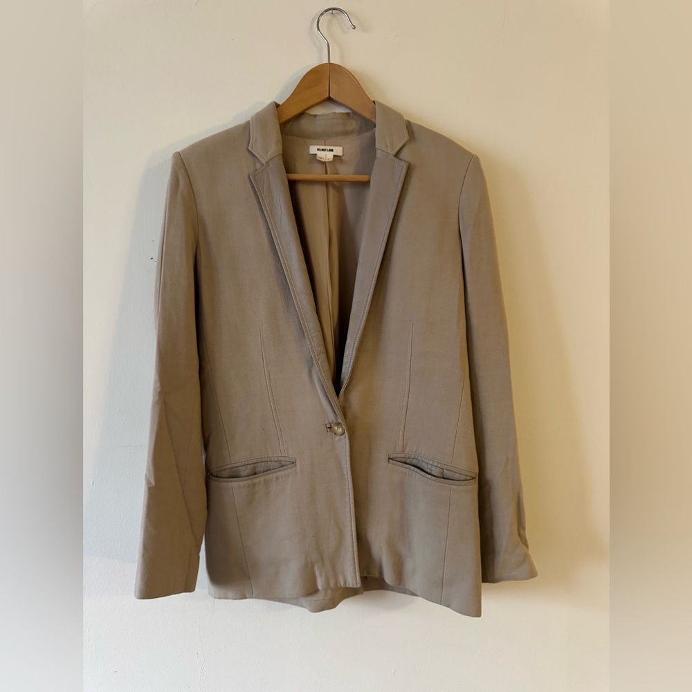 Helmut Lang Blazer with leather details